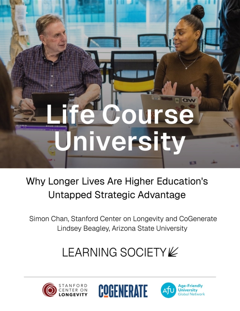 Cover of the Life Course University brief